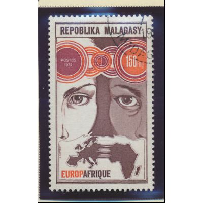 Malagasy Republic (Madagascar) Stamp Scott #510, Used