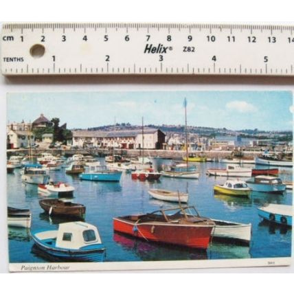 1978 postcard Paignton Harbour