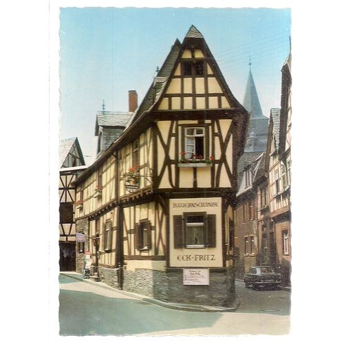 BRAUBACH, GERMANY unused vintage postcard 1972 =