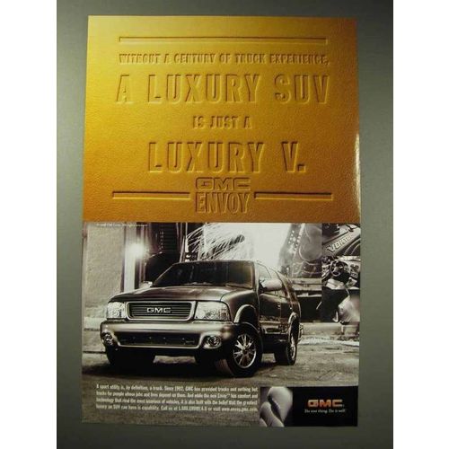 1999 GMC Envoy SUV Ad - Luxury
