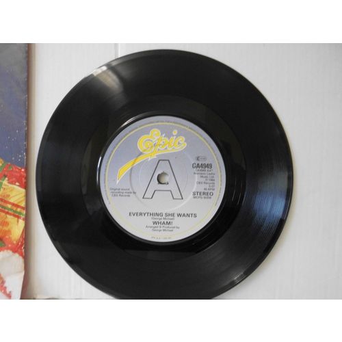 7" 1984 WHAM ! LAST CHRISTMAS, EPIC GA4949 .EVERYTHING SHE WANTS .EXCELLENT