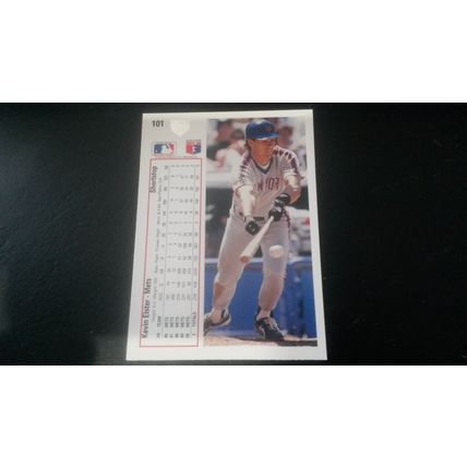 1991 Upper Deck Card # 101 Kevin Elster Near Mint (7) New York Mets