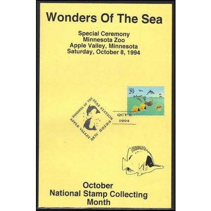 Page 2863 29c Sea Life (No Cachet-U/A) Box0533