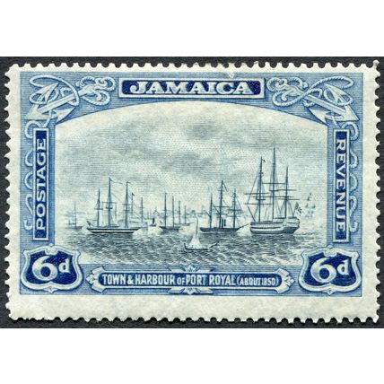 Jamaica 1922 6d grey & dull blue SG 101a unused