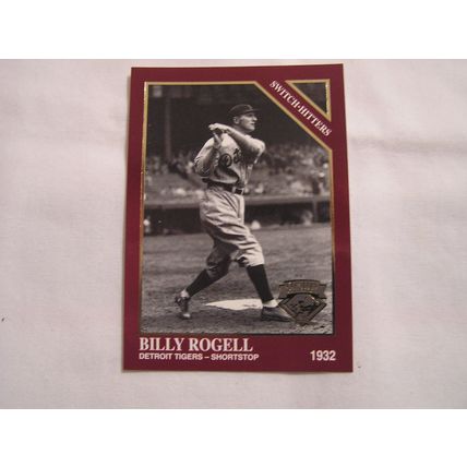 William Billy Rogell 1994 The Sporting News Conlon Collection BURGUNDYNO.1236