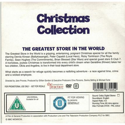 The Greatest Store In The World DVD Promo The Mail Christmas Collection Kids