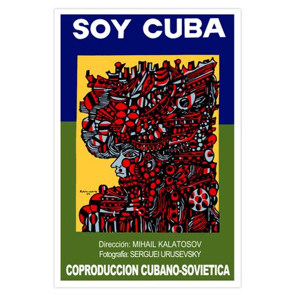 Cuban movie Poster 4 film"SOY Cuba"Kalatosov art film.Interior design room Decor