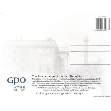 3) The Proclamation of the Irish Republic