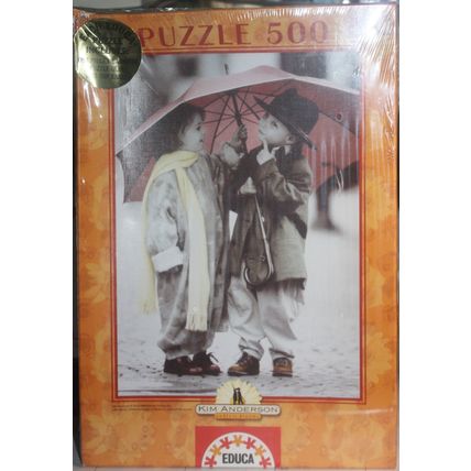 2003 EDUCA Caught in the Rain 500 Piece Puzzle - Sealed