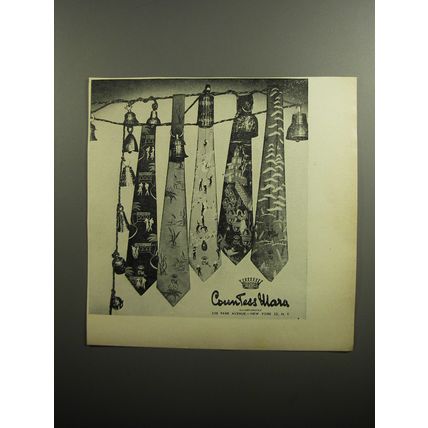 1951 Countess Mara Ties Ad