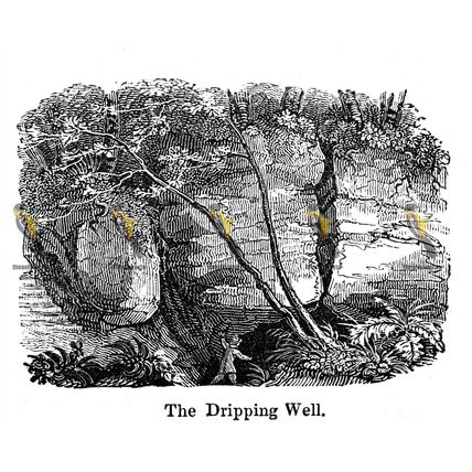 Dripping Well, Near Hastings, Sussex, England, 1840, MODERN REPRODUCTION