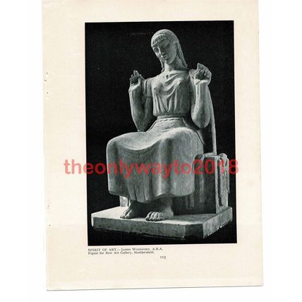Spirit of Art, James Woodford, Book Illustration (Print), 1940