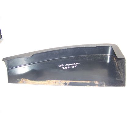 1965 DODGE MONACO REAR SEAT SIDE FILLER PLASTIC BLACK OEM #2581106 & 2581107