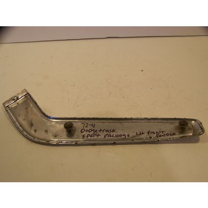 1972 73 74 DODGE SPORT TRUCK POWER WAGON FENDER TRIM #3498314 & 3498315 OEM