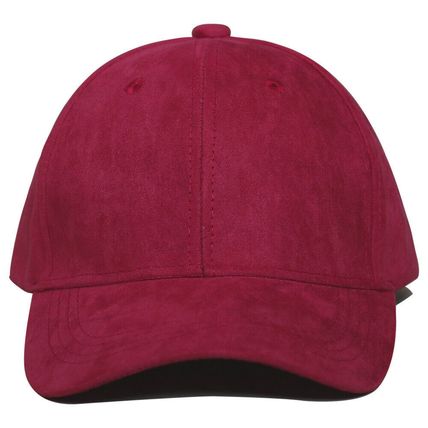 Cap Adjustable Strapback Hat For Men Women Solid Color Suede Leather Baseball
