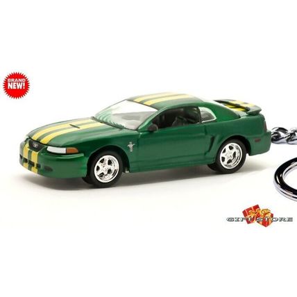 RARE KEYCHAIN 1999~2000 GREEN FORD MUSTANG GT CUSTOM Ltd. Ed. GREAT GIFT