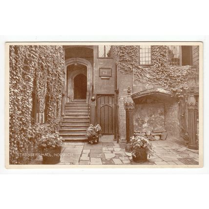 Strangers Hall Norwich Postcard Norfolk 7757