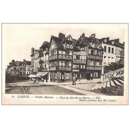 14 - Lisieux - place du marché au beurre