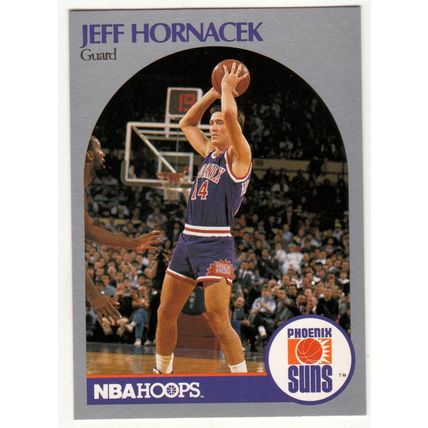 1990-91 Hoops Jeff Hornacek basketball card #236 - Suns