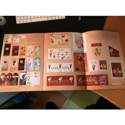 WALLS Elite Dairy Ice Cream Advertising brochure 14 page Superb Pics VGC 1990's