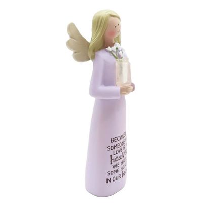 Angel Ornament/Figurine Because Someone We Love is ..12 CM Gift Faith Home Decor