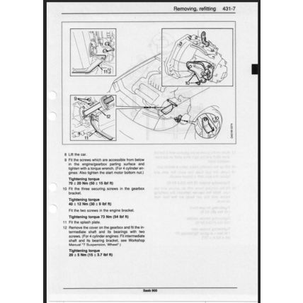 Saab 900 Manual Gearbox Workshop Manual 1994 199320972 PDF