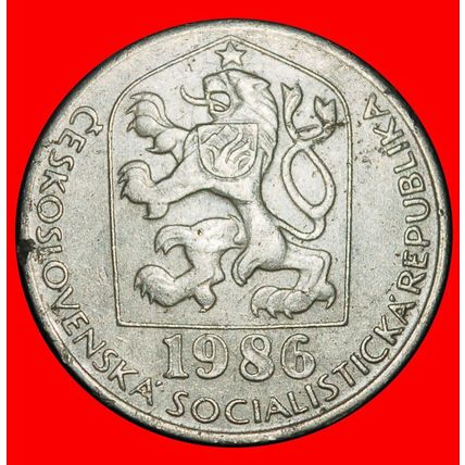 Ⰶ COMMUNISM 1977-1990:CZECHOSLOVAKIA★50 HELLERS 1986 DIE II★LOW START★NO RESERVE