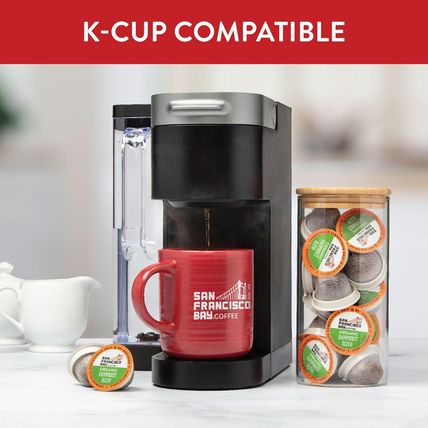 San Francisco Bay Compostable Coffee Pods - Organic Rainforest Blend (120 Ct) K