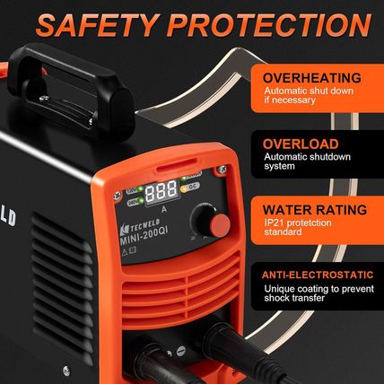 200A IGBT Inverter Welding Machine - Dual Voltage 110V/220V & 240V Portable Stic