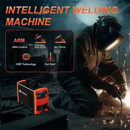 200A IGBT Inverter Welding Machine - Dual Voltage 110V/220V & 240V Portable Stic