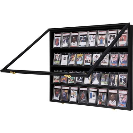 VERANI 36 Baseball Card Display Case - Graded Sports Card Display Frame - Holds