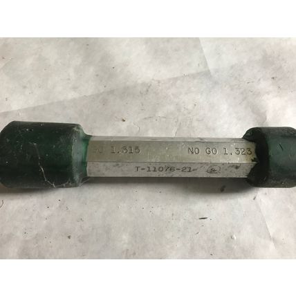 THE PIPE MACHINERY INSPECTION GAGE GO NO GO NOT GO PLUG GAGE 1.315,1.323,ET