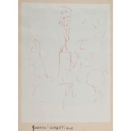 SALVADOR DALÍ (Spanish, 1904-1989). Working maquette for Dalí, April 14 to May 5