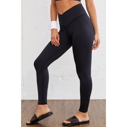 Black Arched Waist Seamless Active Leggings