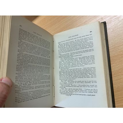ANTIQUE "JOHN HALIFAX GENTLEMAN" DINAH MARIA MULOCK-CRAIK USA HARDBACK BOOK (P4)