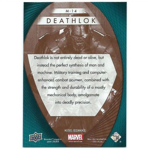 2012 Marvel Beginnings 2 Marvel Prime Micromotion - #M-14 - Deathlok