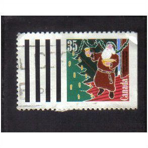 1991 canada christmas 35c f/u sg1450