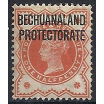 Bechuanaland 1897 SG59 1/2d Vermillion Mounted Mint ...