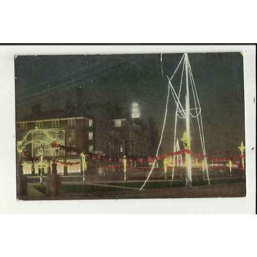 Lancashire BLACKPOOL ILLUMINATIONS Princess Parade Postcard by Corona (115)
