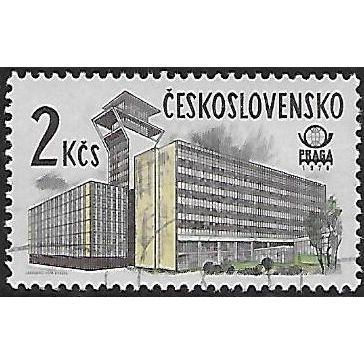 Mi 2460 y: 2 Kč multicoloured PRAGA 1978 Stamp Exhibition, fluorescent paper