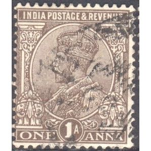 India 1911 - SG 203 - KGV 1a brown - used 2