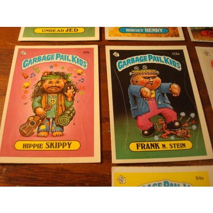 1986 Topps, Garbage Pail Kids, 10-Cards, a & b's