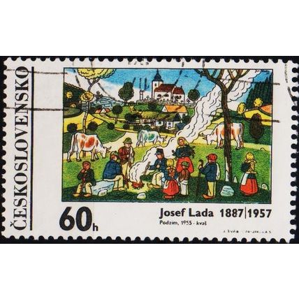 Czechoslovakia. 1970 60h S.G.1884 Used
