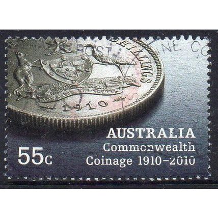 Australia 2010 Centenary of First Australian Commonwealth Coin 55c Used