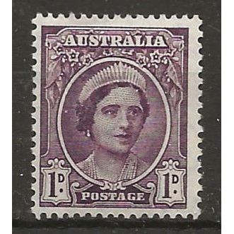 Australia 1943 SG203 1d Brown-Purple Mounted Mint ..