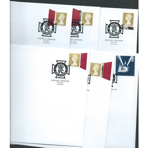 2015 6 X COVERS 'END OF THE WAR' + V.C FOR VALOUR - SHEFFIELD (EBIDPACK39-157)