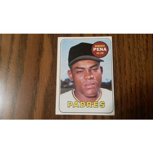 1969 Topps Card # 184 Roberto Pena Very Good (3) San Diego Padres