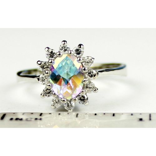 Mercury Mist Topaz, 925 Sterling Silver Ring, SR235