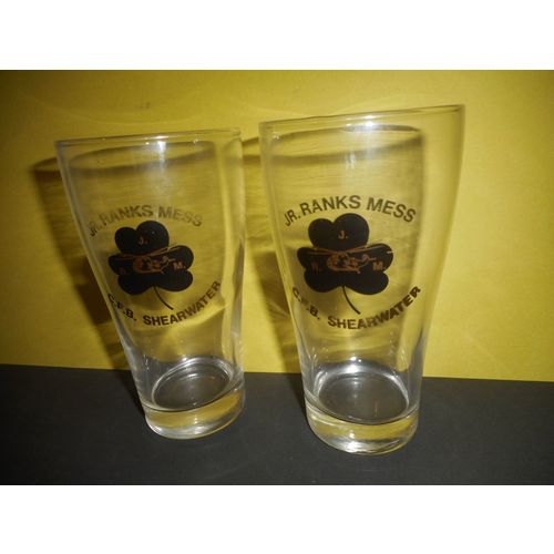 Canadian Forces Base Shearwater,Jr Mess Nova Scotia Drink Glasses,Helicopter