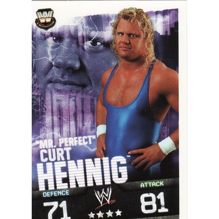 Slam Attax Evolution TCG "Mr Perfect" Curt Hennig Legends